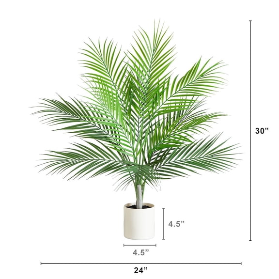 Nearly Natural 30in. Artificial Palm Tree