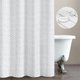 thumbnail image 1 of Cortina de Ducha JINCHAN Extra Larga Gris/Blanca 178x213 cm Tela, 1 of 8