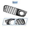 thumbnail image 6 of Unique Bargains Pair Front Fog Light Mesh Grille Honeycomb Style Grill Cover for Audi A4 B8 2009 2010 2011 8KD807682, 6 of 6