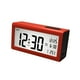 thumbnail image 3 of Lcd Reloj de Escritorio Despertador Calendario Temperatura Termómetro rojo, 3 of 4