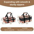 thumbnail image 2 of Numjaw Casserole Carrier for Hot or Cold Food, Expandable Insulated Double Casserole Carrier, Fits additional 9"x13" Baking Dishes, Padded Lasagna Holder for Trip, Party, Picnic, 2 of 9