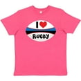 thumbnail image 3 of Inktastic I Love Rugby sports ball Youth T-Shirt, 3 of 5