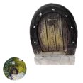 thumbnail image 1 of Uxcell 1-Pack Puerta de Hadas, 1.18 x 0.59 x 1.42" Accesorios de Decoración de Jardín de Puerta Miniatura Pentagonal de Plástico [Estilo 2], 1 of 7