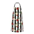 thumbnail image 2 of Picia Rose Flowers Waterproof Apron for Unisex Adult - Adjustable Bib Apron with Pockets, Ideal for Cooking, Gardening, Painting, and Household Chores, 2 of 9