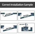 thumbnail image 6 of 19.7Ft*2 Door Weather Stripping Door Seal Strip,Self-Adhesive TPE Rubber Door Insulation for Window and Door Soundproofing D Shape,Weatherstripping for Door Frame Gap Blocker(Brown) 10*12mm, 6 of 6