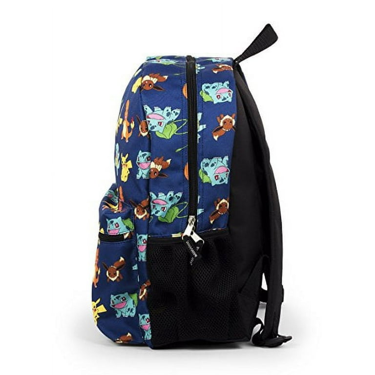 Pokemon 16 Laptop Backpack and Lunch Bag Set, 4-Piece, Multicolor