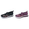 thumbnail image 1 of (2-Pack) Rinsvye Womens Summer Mesh Breathable Casual Shoes Round Toe Easy On Off Walk Shoes Comfort Footwear, 1 of 8