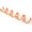 Orange, variant on CATPAN Wall Hook Rack, Black Wavy Metal Coat Hooks, 30 cm Wall Mounted Organizer for Coats, Hats, Bags, Scarves, Headphones, Entryway, Closet, Bedroom and Bathroom(11.81" x 2.56")