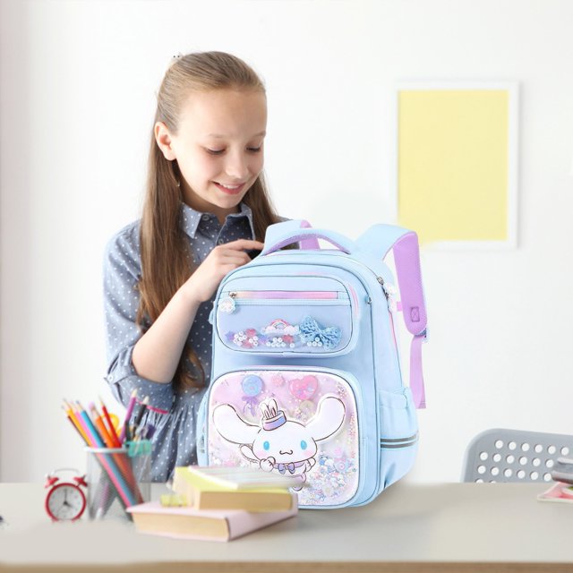 AKEGAMN Clearance! Student School Bag Grade 136 New My Backpack Spine Protector Burden Reduction Cute School Made of and materials like polyester, nylon, or canvas, with smooth zippers and wear- bot