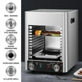 thumbnail image 2 of Electric Steak Grill, Portable Indoor Countertop Oven,10min Timing & Temperature Adjustment Max Heats up to 800, Broiler Countertop Grill for BBQ/Toast/Broil Chicken/Beef/Vegetables, 2 of 8