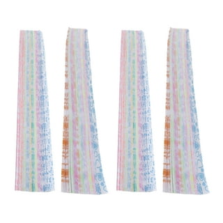 Paper Star Strips, L: 44+78 cm, W: 15+25 mm, 6,5+11,5 cm, Red