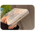 thumbnail image 4 of iPhone 7 8 Case , Gradient Quicksand Series Glitter Bling Flowing Liquid Floating TPU Bumper Cushion Protective Case, 4 of 5