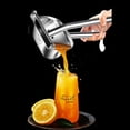 thumbnail image 2 of Durable Orange Hand Manual Juicer Lemon Squeezer Kitchen Tools Comfortable Grip Simple to Use and Clean Gift for Home, 2 of 15