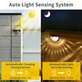 thumbnail image 6 of Solar 6 LED Light Outdoor Wall Street Lamps Garden Waterproof Fence Yard Decor, 6 of 18