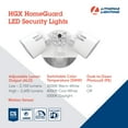 thumbnail image 3 of Lithonia Lighting HGX LED 2RH ALO SWW2 120 PIR WH M2 HomeGuard Security Flood Lights 2150-2600 Lumens, 2-Light, Photocell Sensor and Motion Detection, White, 3 of 5