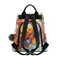 thumbnail image 2 of FORMRS Women's Travel Backpack Purse Anti-Theft Hidden Pockets Casual Shoulder Bag, Purple Floral Tomatoes, 2 of 7