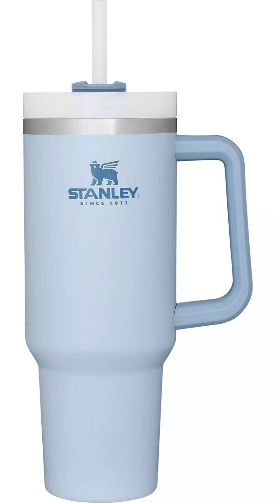 Stanley 40oz Stainless Steel Tumbler Adventure Quencher Chambray With  Handle - Walmart.com