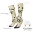 thumbnail image 5 of Picia Women Crew Soft Moisture-wicking Socks Vintage Floral Pattern Design Cotton Socks, One Size fit All, 5 of 9