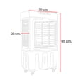 thumbnail image 3 of Enfriador De Aire 3 en 1 Stuka POLAR-4700CFM Portátil 3 Velocidades Capacidad 48L Color Blanco Gris, 3 of 9