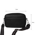 thumbnail image 2 of Bolsos Bandolera Clásico Sólido PU Pequeño Bolso Mensajero Monedero De Viaje Negro DQrwqpou, 2 of 6