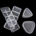 thumbnail image 4 of Moule à Sushi 3 Pcs Moule à Boule de Riz avec Couvercle en Forme de Riz pour Fabrication de Sushi (Triangle et Rectangulaire), 4 of 7