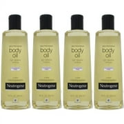 4 Pack Neutrogena Body Oil Fragrance Free Light Sesame Formula 8.5 Ounce