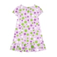 thumbnail image 4 of Cethrio Girls' Nightgowns Size 6, Summer Comfy Mid-length Puff Sleeve Kids Sleep Dresses Sleepwear Multicolor Size 6, 4 of 8