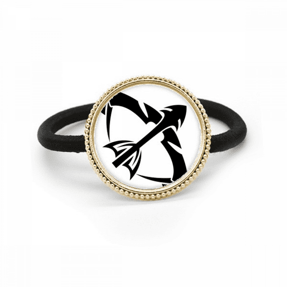 Constellation Sagittarius Zodiac Sign Silver Metal Hair Tie And Rubber Band Headdress
