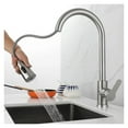 thumbnail image 4 of Robinet de Cuisine Extractible pour Évier, Robinet d'Eau à une Poignée, Mitigeur à Rotation, 4 of 6