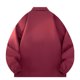 thumbnail image 3 of Ceisia Men's Casual Flip Collar Zipper Jacket with Pockets Oversized Contrast Hood Gift Outerwear, 3 of 5