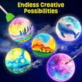 thumbnail image 3 of YZEGDCH Paint Your Own Moon Lamp Kit, 5inch Cool Gifts DIY 3D Moon Night Light, Arts Crafts for K*ids Ages 8-12, Space Art Supplies Craft Kits, B*oys G*irl Birthday Xmas Gifts Ages 3 4 5 6 7 8 9 10+, 3 of 10