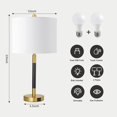 Partphoner Modern Style Table Lamps Set of 2, 3Way Dimmable Touch