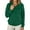 Green, variant on Womens Oversized Hoodie V Neck Button Down Fashion Hoodies 2025 Fall Pullover Hooded Sweatshirt with Pockets Black