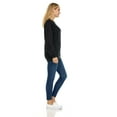 thumbnail image 5 of SOCKS'NBULK 6 Pack Women’s Oversized Crew Neck Sweatshirt, Fleece Lined, Bulk Wholesale Sweatshirts for Charities & Events (Black, Small), 5 of 7