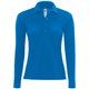 thumbnail image 1 of B&C- Polo de manga larga Safrán para mujer (Azul eléctrico), 1 of 1