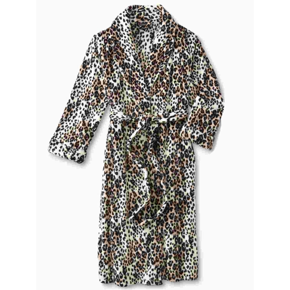 leopard print bathrobes