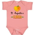 thumbnail image 3 of Inktastic St. Augustine Florida Orange in Heart Boys or Girls Baby Bodysuit, 3 of 5