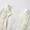 thumbnail image 5 of German Dirndl Blouse with Ruffles White - Traditional & Elegant Bavarian Oktoberfest Blouse Luna,Women German Dirndl Blouse Bavarian Oktoberfest White Dirndl Shirts for Women, 5 of 8