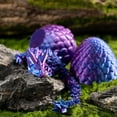 thumbnail image 2 of Juguete YXYAUM con forma de huevo de dragón impreso en 3D con dragón en su interior, 2 of 6