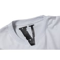 thumbnail image 3 of Camiseta con Letra V, Camisetas De Manga Corta De Hip Hop con Estampado Gráfico, Camiseta con Cuello Redondo para Hombre, Ropa De Calle con Calavera,White-S-White-S Sincero Electrónica, 3 of 4