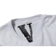 thumbnail image 3 of Camiseta con estampado de calavera y letra V Camiseta de cuello redondo de algodón Hiphop Rapper, White-XL oso de fresa vestir, 3 of 4