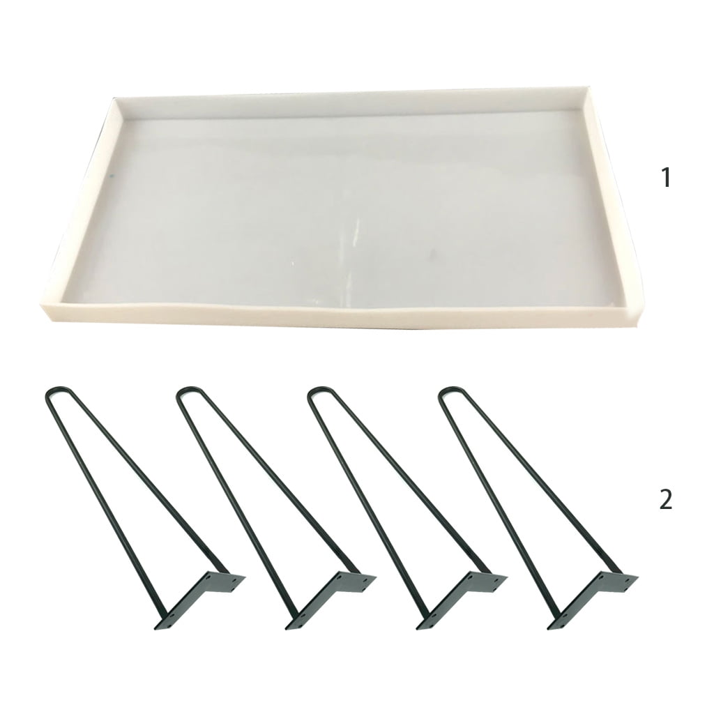 Handmade River Table Making Mold Rectangle Shape Crystal Epoxy Aroma Mold Crafts for Home Furniture Decorations