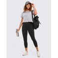 thumbnail image 3 of CRZ YOGA Butterluxe Capris Pockets 23", Workout Pants, High Waisted, for Women, 3 of 4