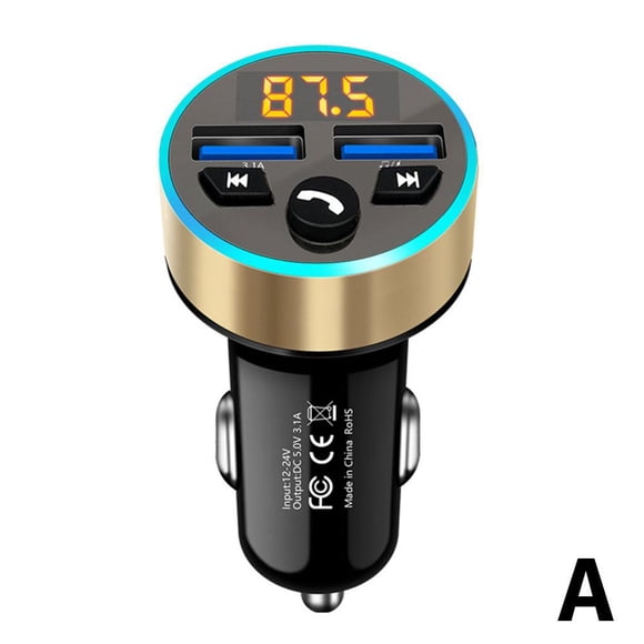 Handsfree Wireless Bluetooth Car Kit USB Charger FM F7K0 MP3 Transmitter