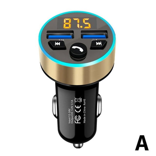 Handsfree Wireless Bluetooth Car Kit USB Charger FM F7K0 MP3 Transmitter