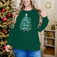 thumbnail image 3 of Women's Christmas Sweatshirts Merry Xmas Graphic Printed Sweaters Long Sleeve Crew Neck Blouses Casual Happy Holiday Shirts Pullover Top, 3 of 8