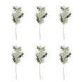 thumbnail image 4 of 6x Palillos de cedro artificiales nevados Adornos para de Navidad Decoración navideña para bricolaje Decoración navideña de invierno Arreglo, 4 of 8