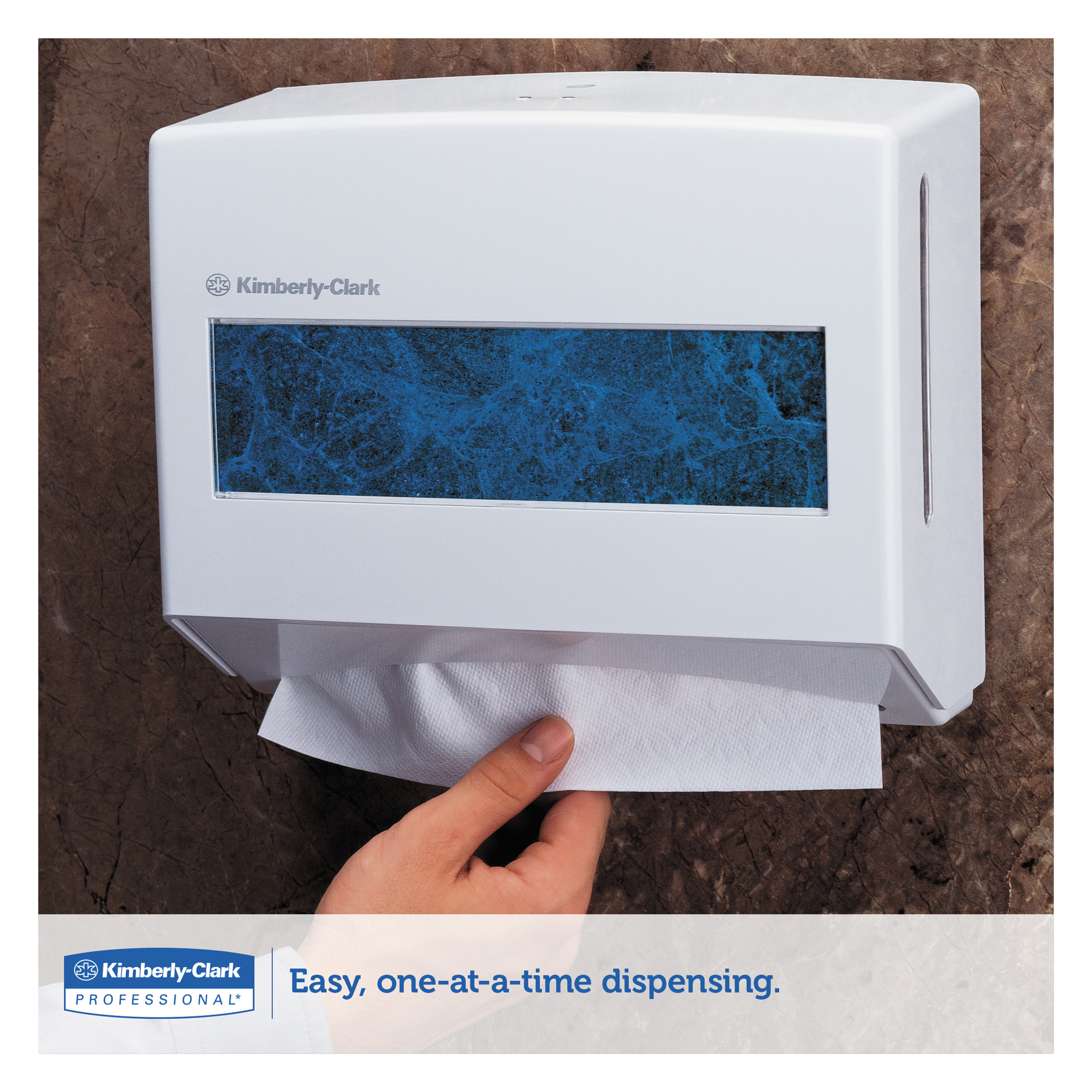 Kimberly-Clark Professional* Scottfold Compact Towel Dispenser, 10 3/4w x 4 3/4d x 9h, White - image 2 of 2