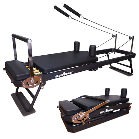 Revelbunny Foldable Pilates Reformer, Pilates Machine Equipment for Home use, Fitness