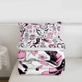thumbnail image 6 of jejeloiu Pink Western Cowboy Boots Queen Comforter Set Kids,Girly Boho Farm Pattern Bedding Comforter Set,3 Pieces, 6 of 8